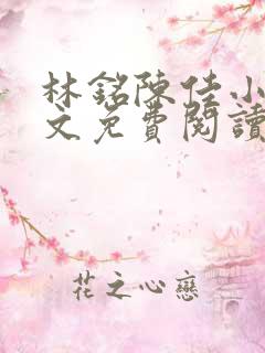 林铭陈佳小说全文免费阅读最新章节