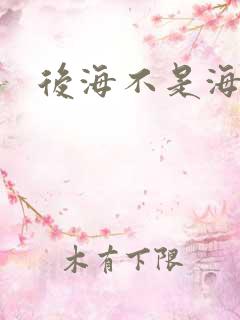 后海不是海小说