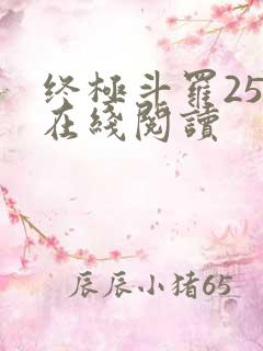 终极斗罗25册在线阅读