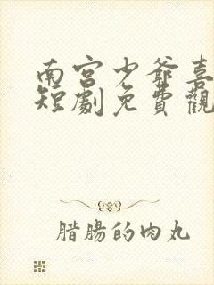 南宫少爷喜当爹短剧免费观看