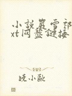 小说严雪祁放txt网盘链接