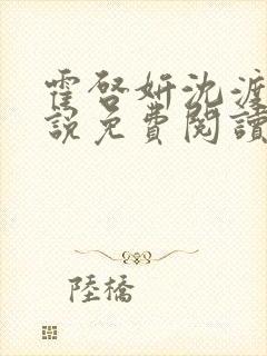 霍启妍沈渡云小说免费阅读最新章节