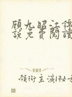 顾九昭江锦禾小说免费阅读最新章节