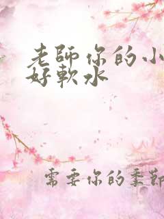 老师你的小兔子好软水