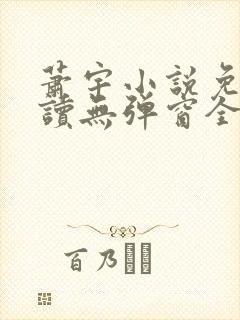 萧宇小说免费阅读无弹窗全文