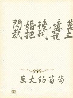 闪婚后,亿万总裁把我宠上天