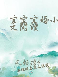 宜室宜婚小说全文阅读