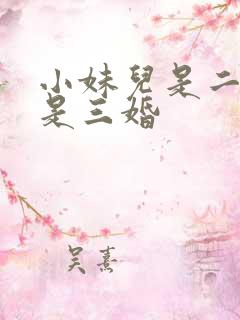 小妹儿是二婚还是三婚