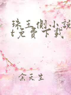 珠玉侧小说txt免费下载