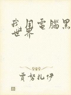 我用电脑黑了全世界