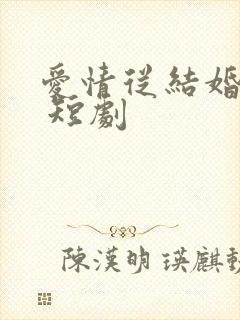 爱情从结婚开始 短剧