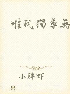 唯我独尊无弹窗