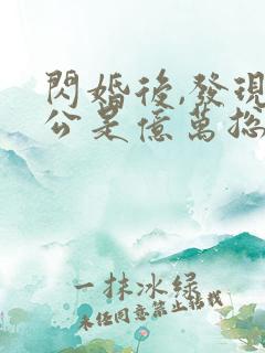 闪婚后,发现老公是亿万总裁完整版