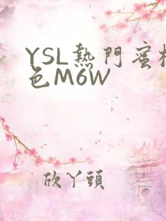 YSL热门蜜桃色M6W