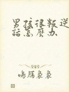 男孩很叛逆不听话怎么办