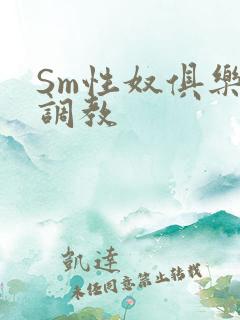 Sm性奴俱乐部调教