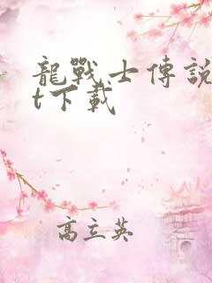 龙战士传说txt下载