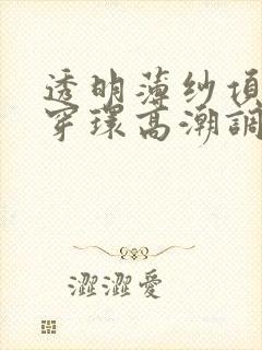 透明薄纱项圈羞穿环高潮调教小说