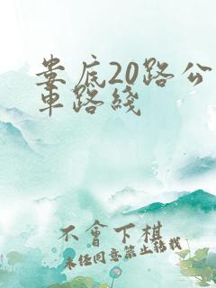 娄底20路公交车路线