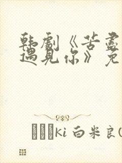 韩剧《苦尽柑来遇见你》免费观看全集