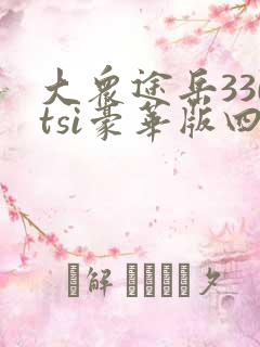 大众途岳330tsi豪华版四驱