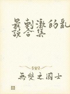 最刺激的乱惀小说合集