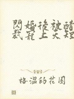 闪婚后被醋王总裁宠上天短剧