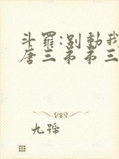 斗罗:别动我的唐三弟弟三部关系