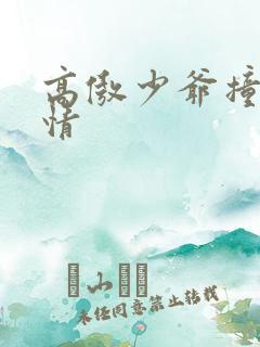 高傲少爷撞到爱情