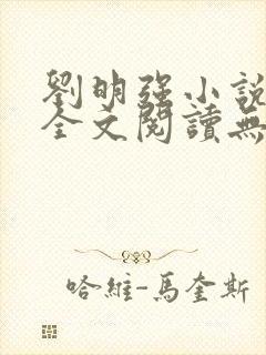 刘明强小说免费全文阅读无弹窗