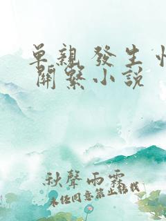 单亲 发生 性 关系小说