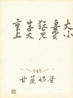 重生狂妻大佬宠上天免费小说