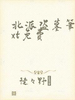 北派盗墓笔记txt免费