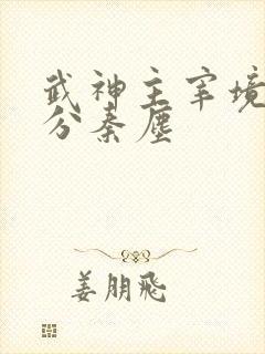 武神主宰境界划分秦尘