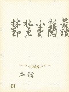 林北小说最新章节免费阅读