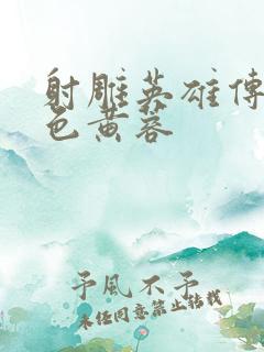 射雕英雄传之肉色黄蓉