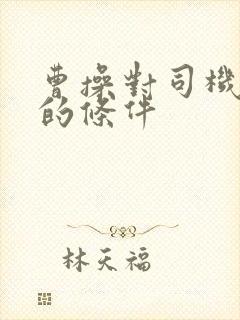 曹操对司机招募的条件