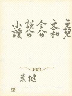 小说全文免费阅读公公和儿媳