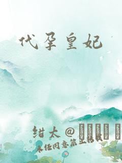 代孕皇妃