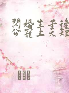 闪婚生子后被老公宠上天短剧全集