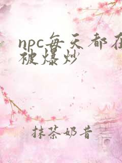 npc每天都在被爆炒
