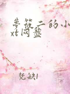 梦筱二的小说txt网盘