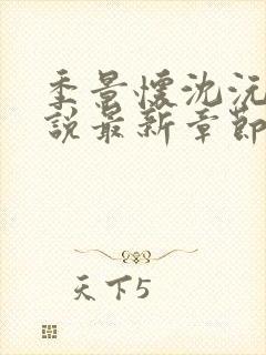 季景怀沈沅溪小说最新章节免费阅读