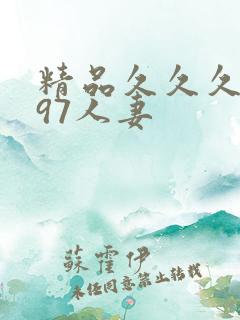 精品久久久久久97人妻