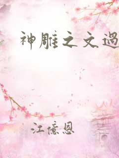 神雕之文过饰非