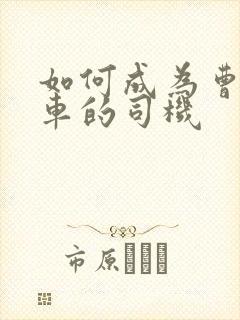 如何成为曹操专车的司机