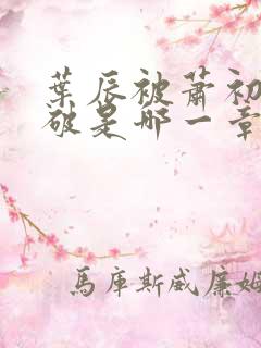 叶辰被萧初然识破是哪一章