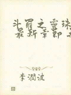 斗罗之灵珠神剑 最新章节 无弹窗