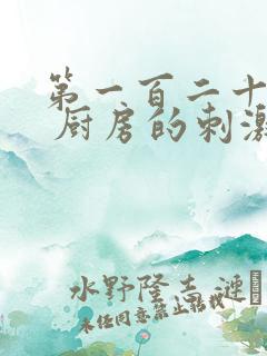 第一百二十三章 厨房的刺激