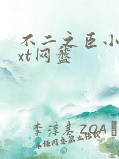 不二之臣小说txt网盘